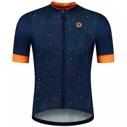 Rogelli TERRAZZO pánsky cyklistický dres, modro-oranžová