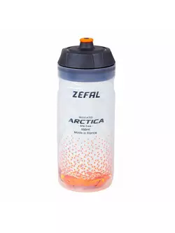 ZEFAL ARCTICA 55 Termo fľaša na bicykel, strieborno-oranžová, 550ml