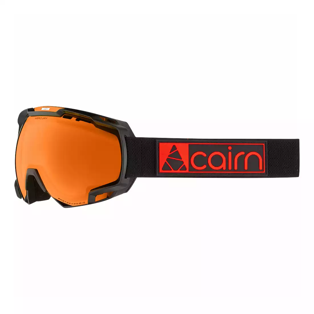 CAIRN MERCURY EVO NXT PRO Lyžiarske / snowboardové okuliare, čierne a oranžové