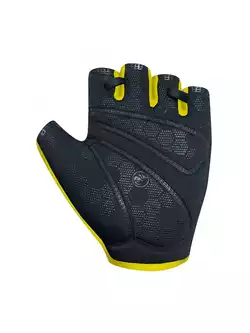 CHIBA PURE RACE cyklistické rukavice, žltá