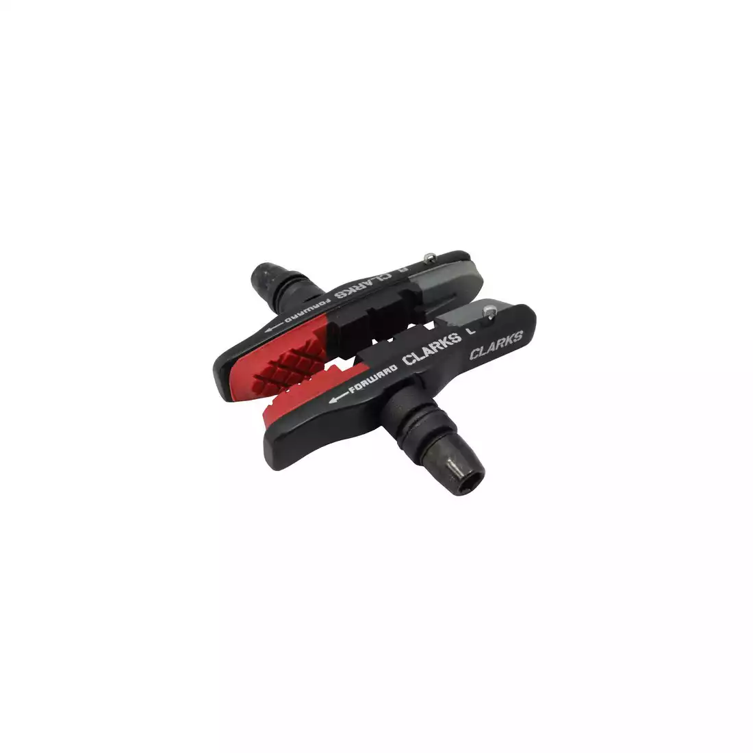 CLARKS CPS513 Brzdové doštičky pre brzdy MTB V-brake, červeno-čierno-šedá