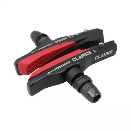 CLARKS CPS959 Brzdové doštičky pre brzdy MTB V-brake, červená čierna