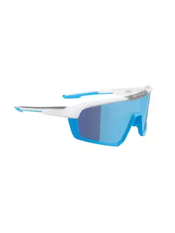 FORCE APEX Športové okuliare, biele a sivé