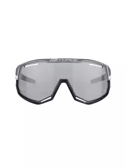 FORCE ATTIC Fotochromatické športové okuliare, sivé a čierne