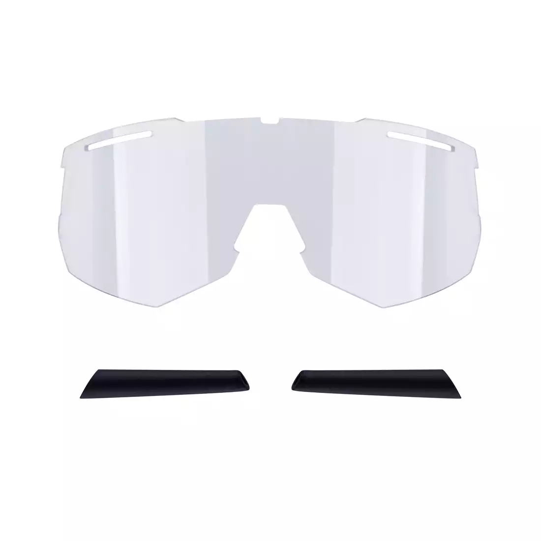 FORCE ATTIC Športové okuliare s vymeniteľnými sklami, šedá a čierna