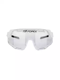 FORCE GRIP Športové fotochromatické okuliare, biele