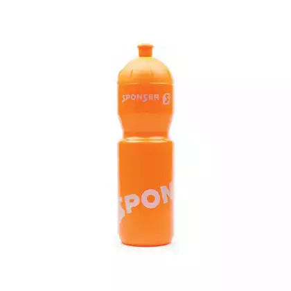 SPONSER NETTO cyklistická fľaša na vodu 750 ml, oranžová/strieborná