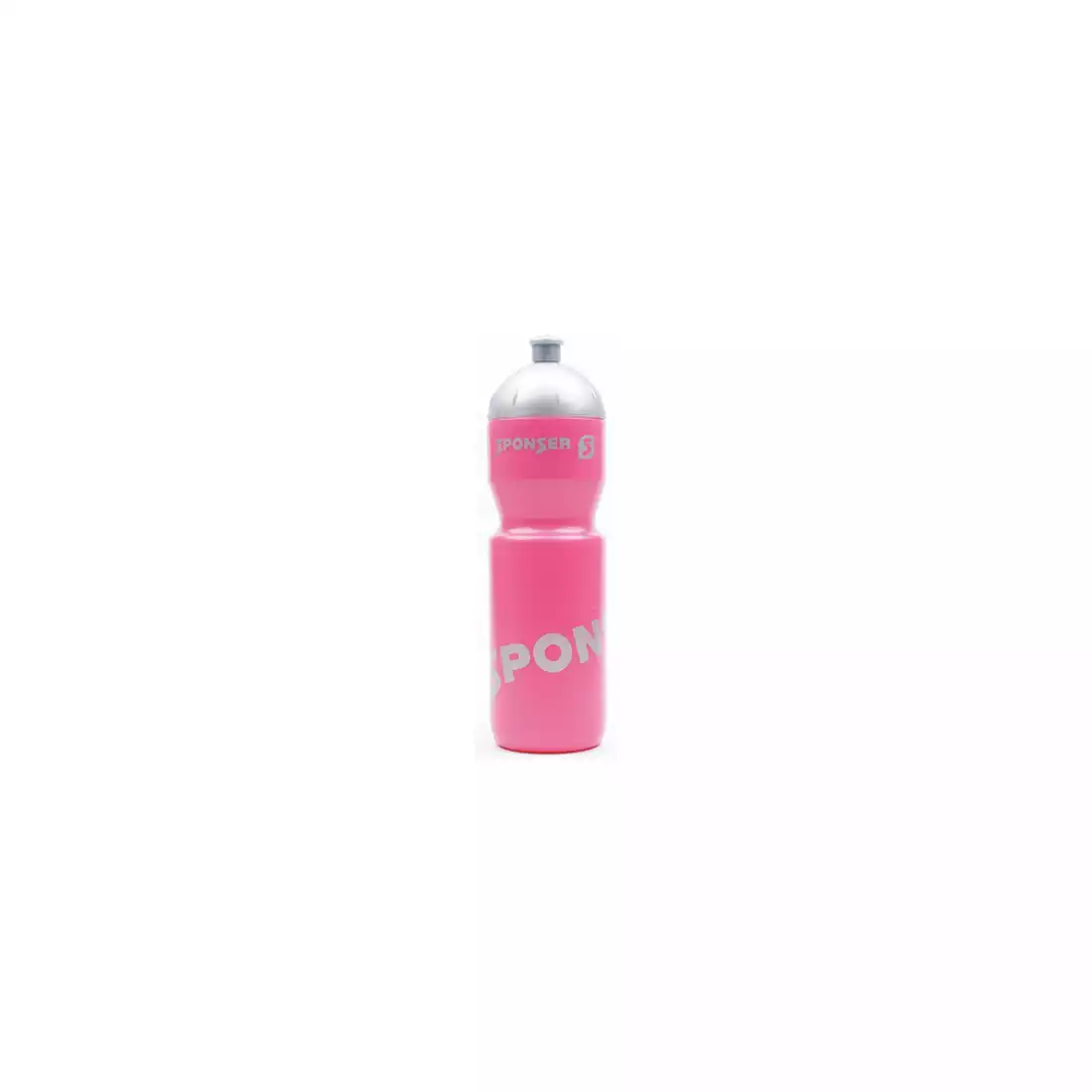 SPONSER NETTO cyklistická fľaša na vodu 750 ml, ružová/strieborná