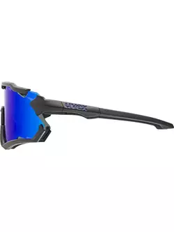 UVEX kolesarska/športna očala Sportstyle 228 mirror blue (S2), čierno