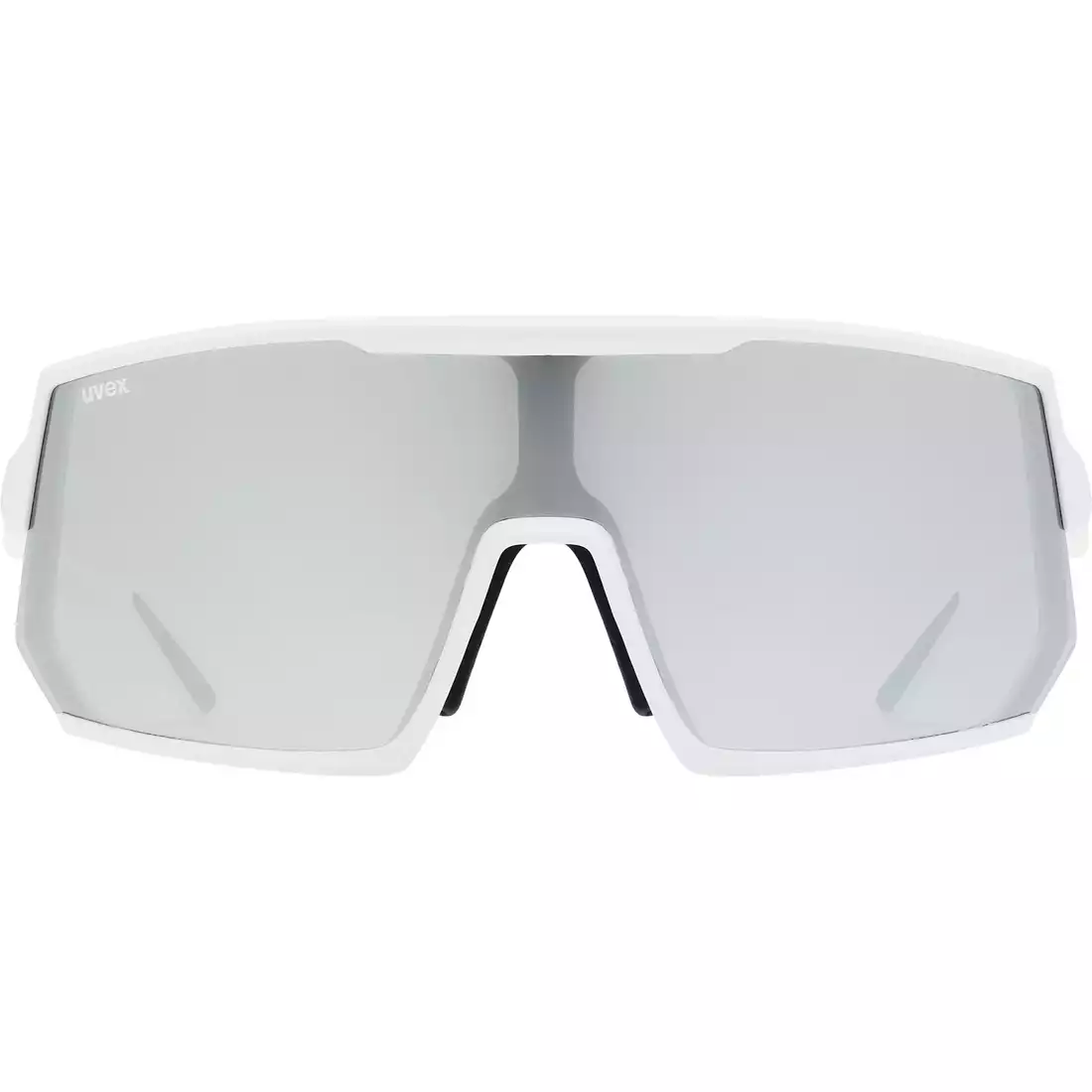 UVEX športové okuliare Sportstyle 235 mirror silver (S3), biely
