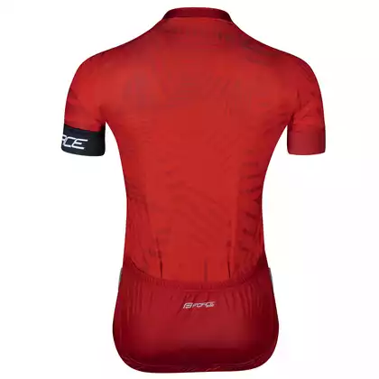 FORCE SHARD Cyklistický dres, červený