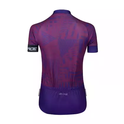 FORCE SHARD LADY Dámsky cyklistický dres fialovej farby