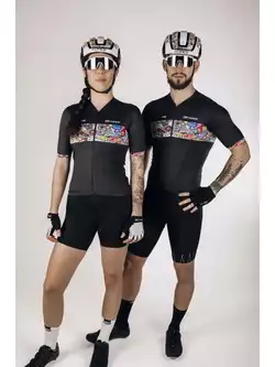 FORCE VIVID LADY dámsky cyklistický dres, čierna