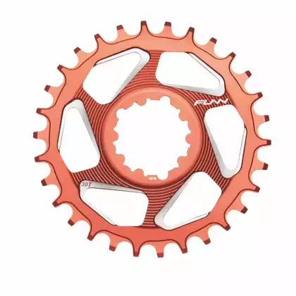 FUNN SOLO DX NARROW-WIDE BOOST 30T červené ozubené koleso na kľuky bicykla