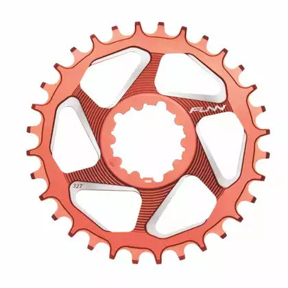FUNN SOLO DX NARROW-WIDE BOOST 32T červené ozubené koleso na kľuky bicykla