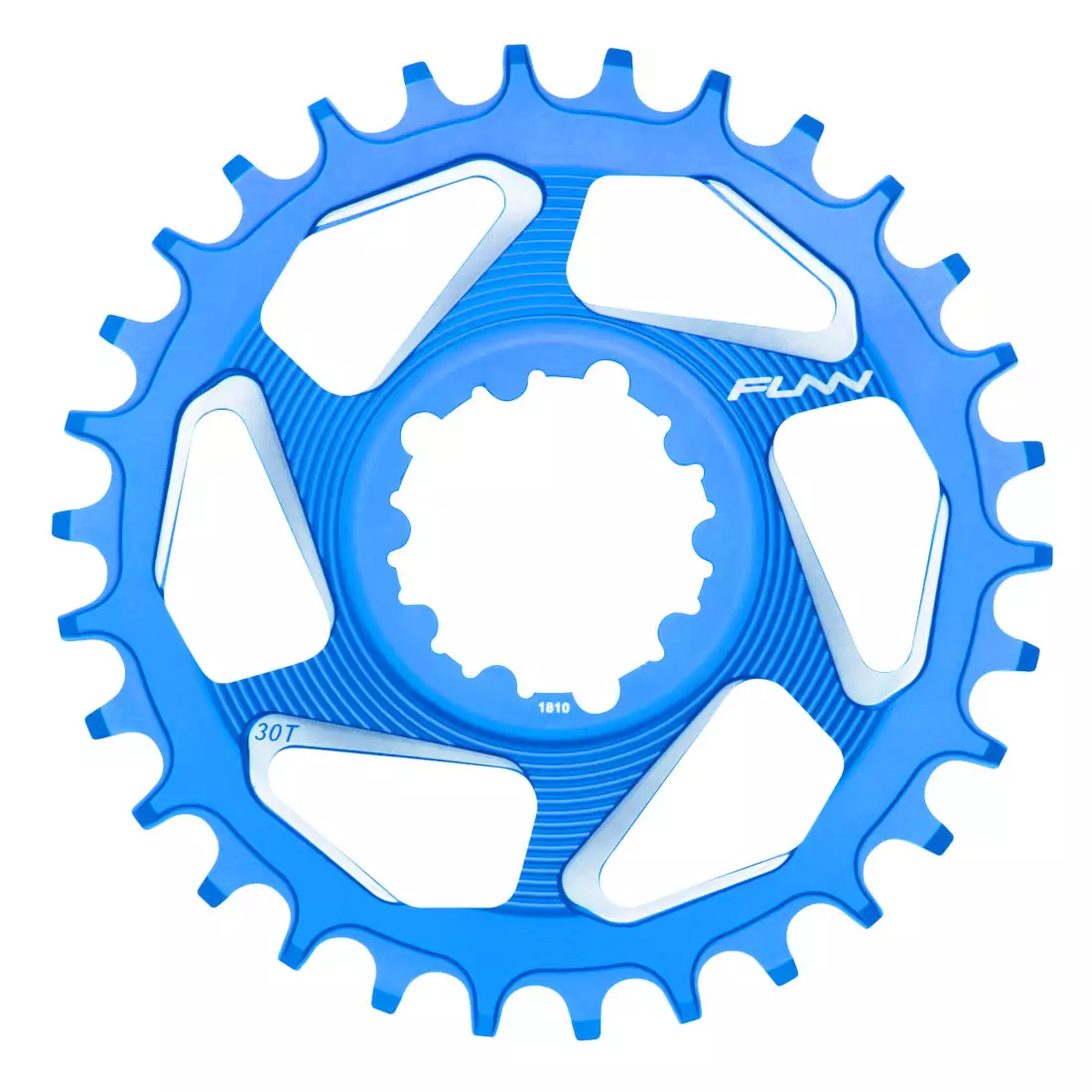 FUNN SOLO DX NARROW-WIDE BOOST 32T modré ozubené koleso na kľuky bicykla