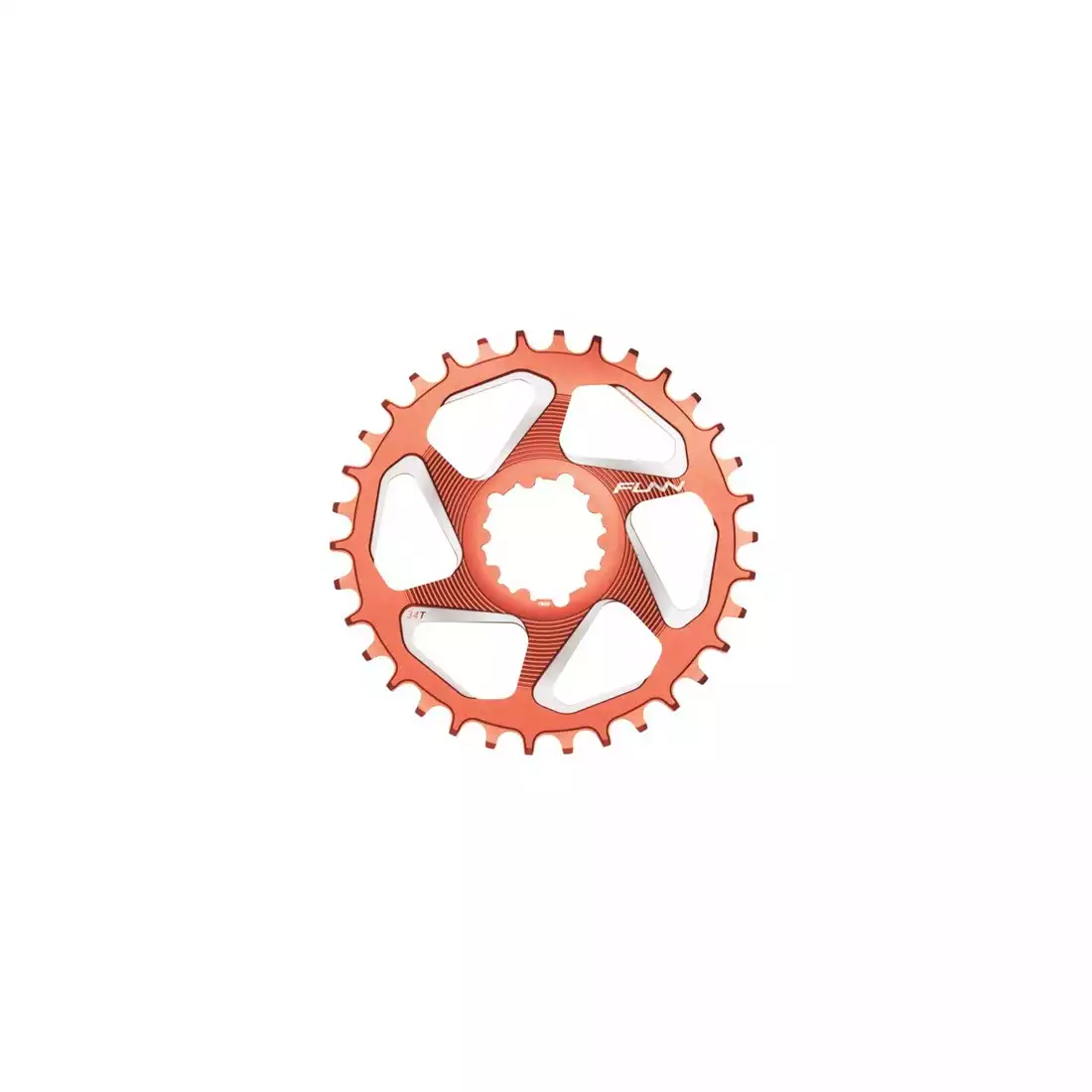 FUNN SOLO DX NARROW-WIDE BOOST 34T červené ozubené koleso na kľuky bicykla