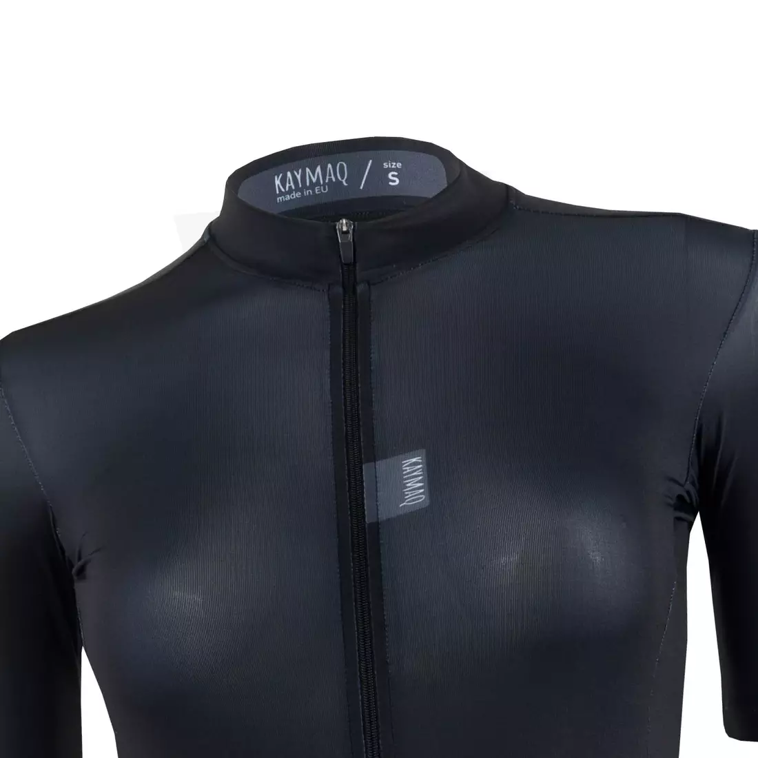 KAYMAQ pánske cyklistické tričko s krátkym rukávom čierna KYQ-SS-2001-4