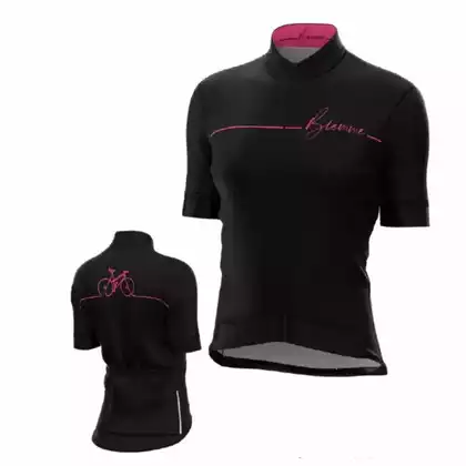 Biemme BIKE dámsky cyklistický dres, čierna a ružová
