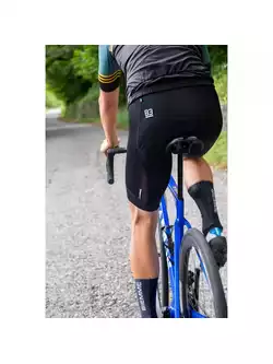 Biemme PRO EVO 2.1 pánske cyklistické šortky s trakmi, čierna