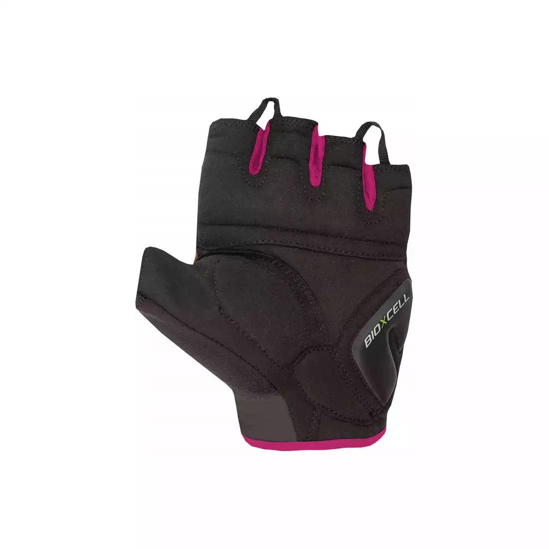 CHIBA BIOXCELL SUPERFLY Cyklistické rukavice, čierno-ružové