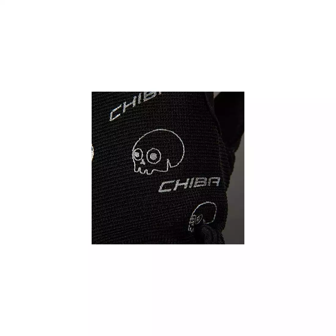 CHIBA BONES juniorské cyklistické rukavice BONES čierno-fluór 30576CZ-2
