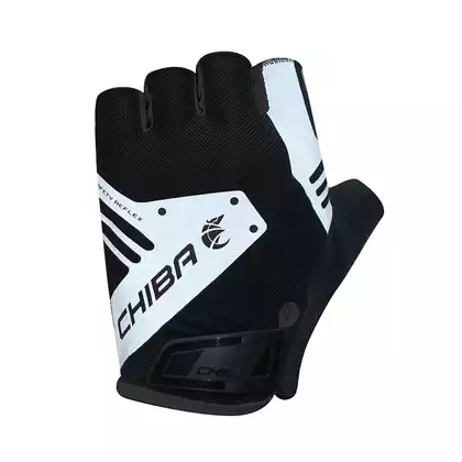 CHIBA cyklistické rukavice AIR PLUS REFLEX čierne 3011420B-2