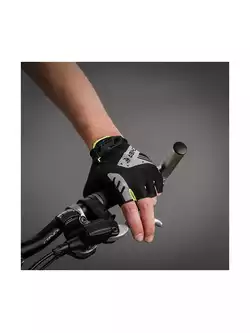CHIBA cyklistické rukavice AIR PLUS REFLEX fluór 3011420Y-2