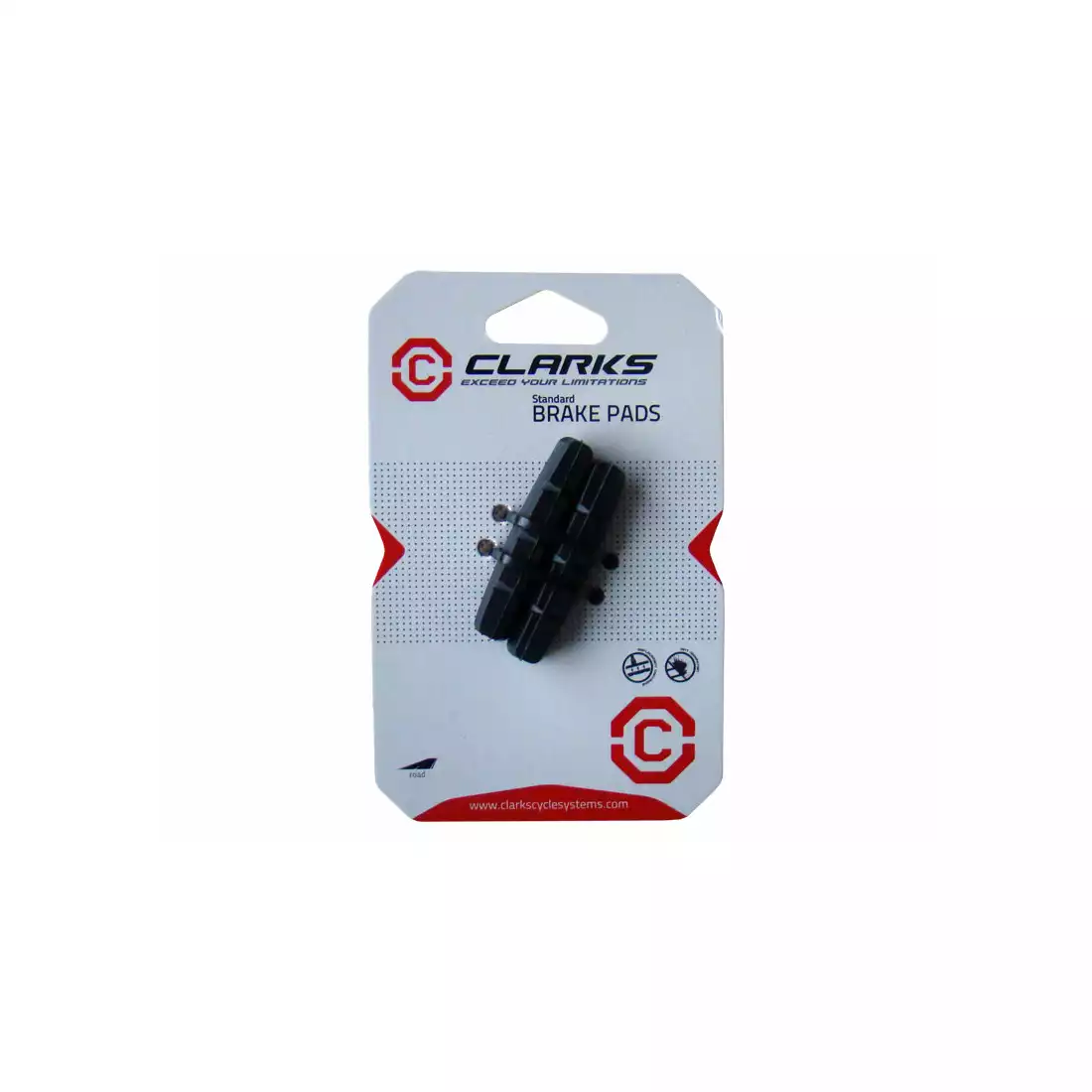 CLARKS CP200 Brzdové obloženia pre brzdy Shimano Dura-Ace, Ultergra, 50mm, čierna
