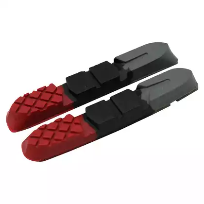 CLARKS CPS501 Brzdové obloženia pre brzdy MTB V-Brake, červeno-čierno-šedá