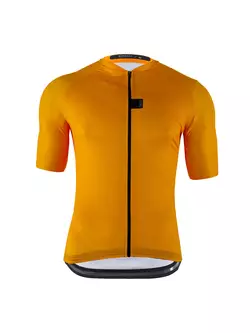 [Set] KAYMAQ DESIGN KYQ-SS-1001-1 pánsky cyklistický dres s krátkym rukávom, žltý + KAYMAQ DESIGN KYQ-LS-1001-1 pánska cyklistická mikina žltý