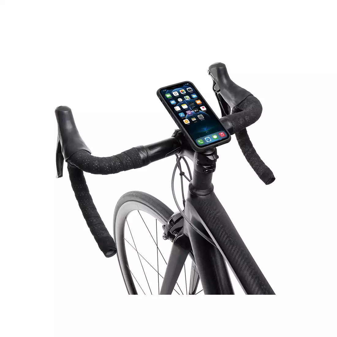 TOPEAK RIDECASE Obal + držiak na bicykel na telefón Iphone 13, čierna / šedá