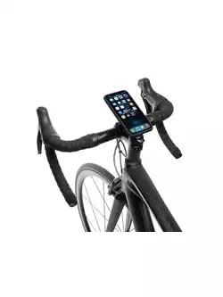TOPEAK RIDECASE Obal + držiak na bicykel na telefón Iphone 13, čierna / šedá