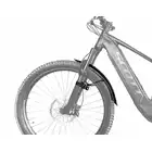 TOPEAK TETRAFENDER M1 predný blatník bicykla (pre kolesá od 26&quot; do 29&quot;), čierna