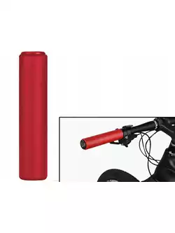 ROCKBROS Rukoväte riadidiel bicykla, silikónové, červené GMBT1001RD