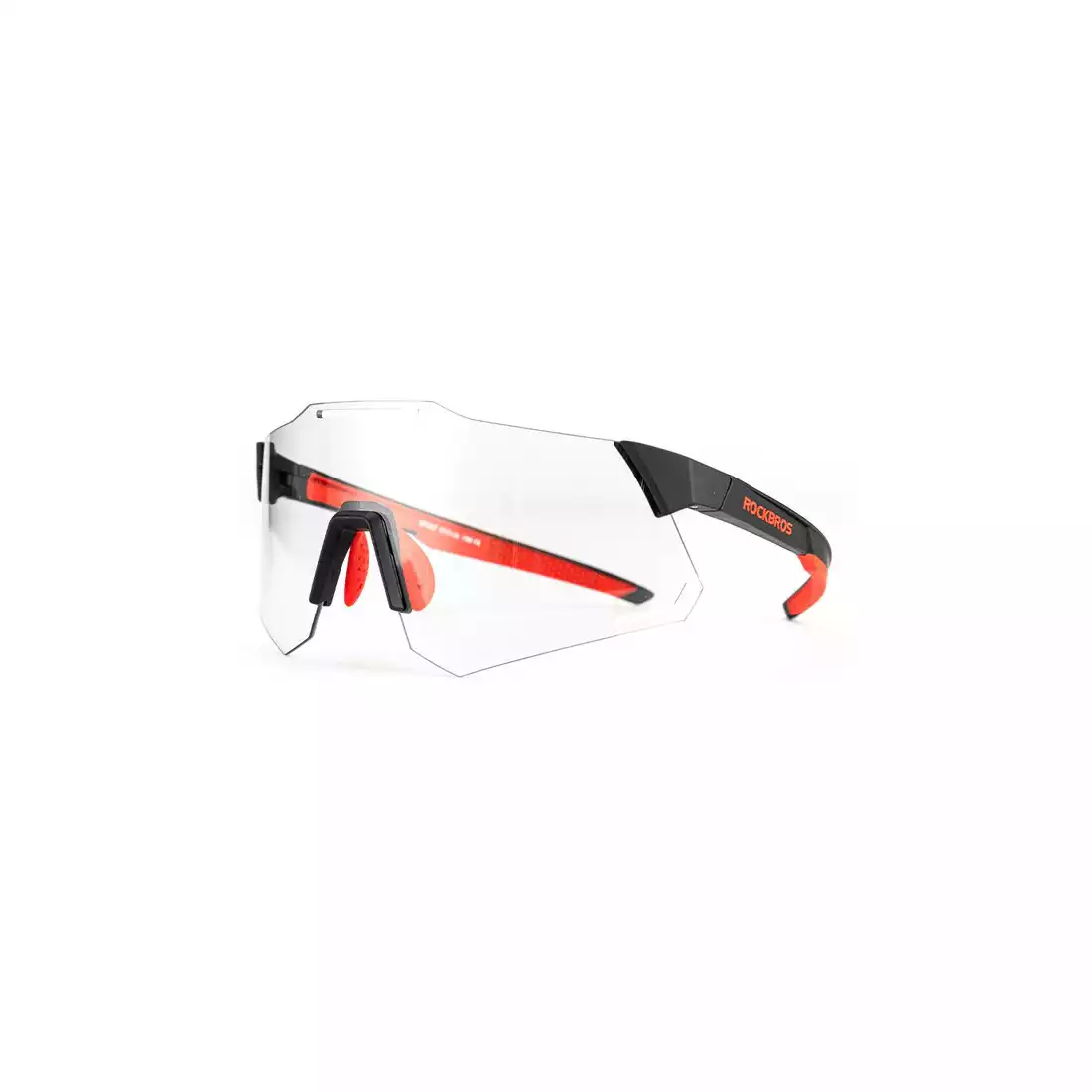 Rockbros 14110001002 športové okuliare s fotochromatickou + korekčnou čierne a červené