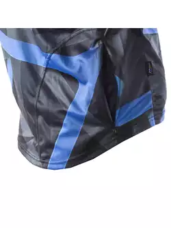 KAYMAQ DESIGN M36 pánsky voľný cyklistický dres MTB / enduro s dlhými rukávmi, modrá