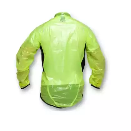 Rogelli pánska cyklistická bunda, odolná proti dažďu CROTONE DRYTEK, žltá