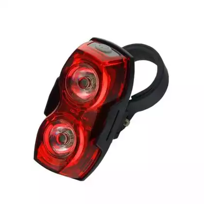 EVERACTIVE TL-X2 zadné svetlo na bicykel, čierna, dióda - červená