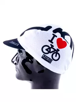 KAYMAQ DESIGN CZK1-4 LOVE BIKE Cyklistická čiapka so šiltom