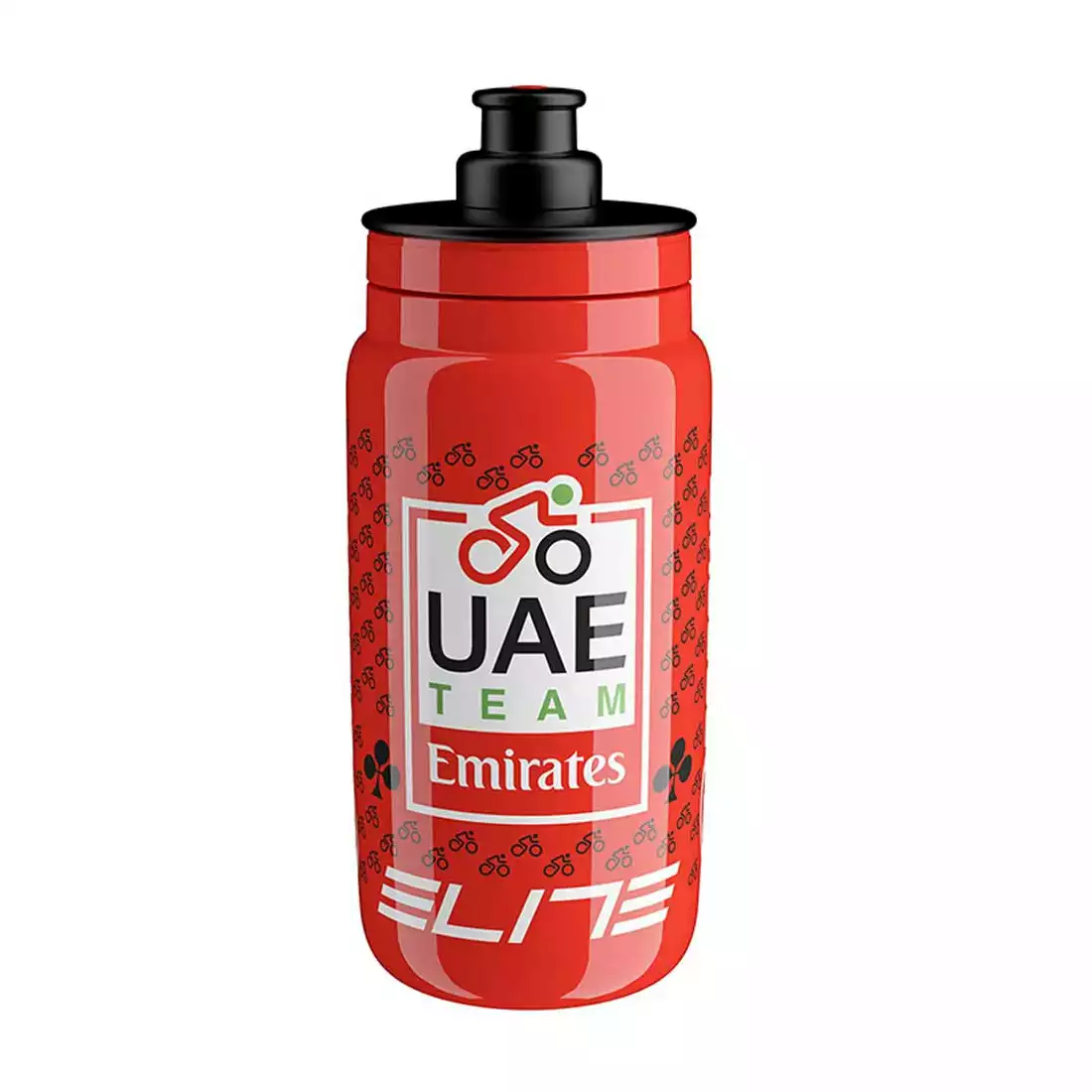 Elite FLY Teams 2022 UAE Team Emirates cyklistická fľaša na vodu 550ml, červená