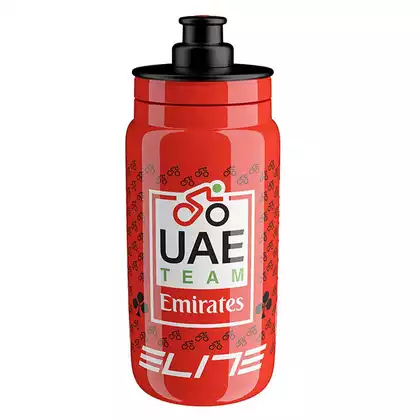 Elite FLY Teams 2022 UAE Team Emirates cyklistická fľaša na vodu 550ml, červená