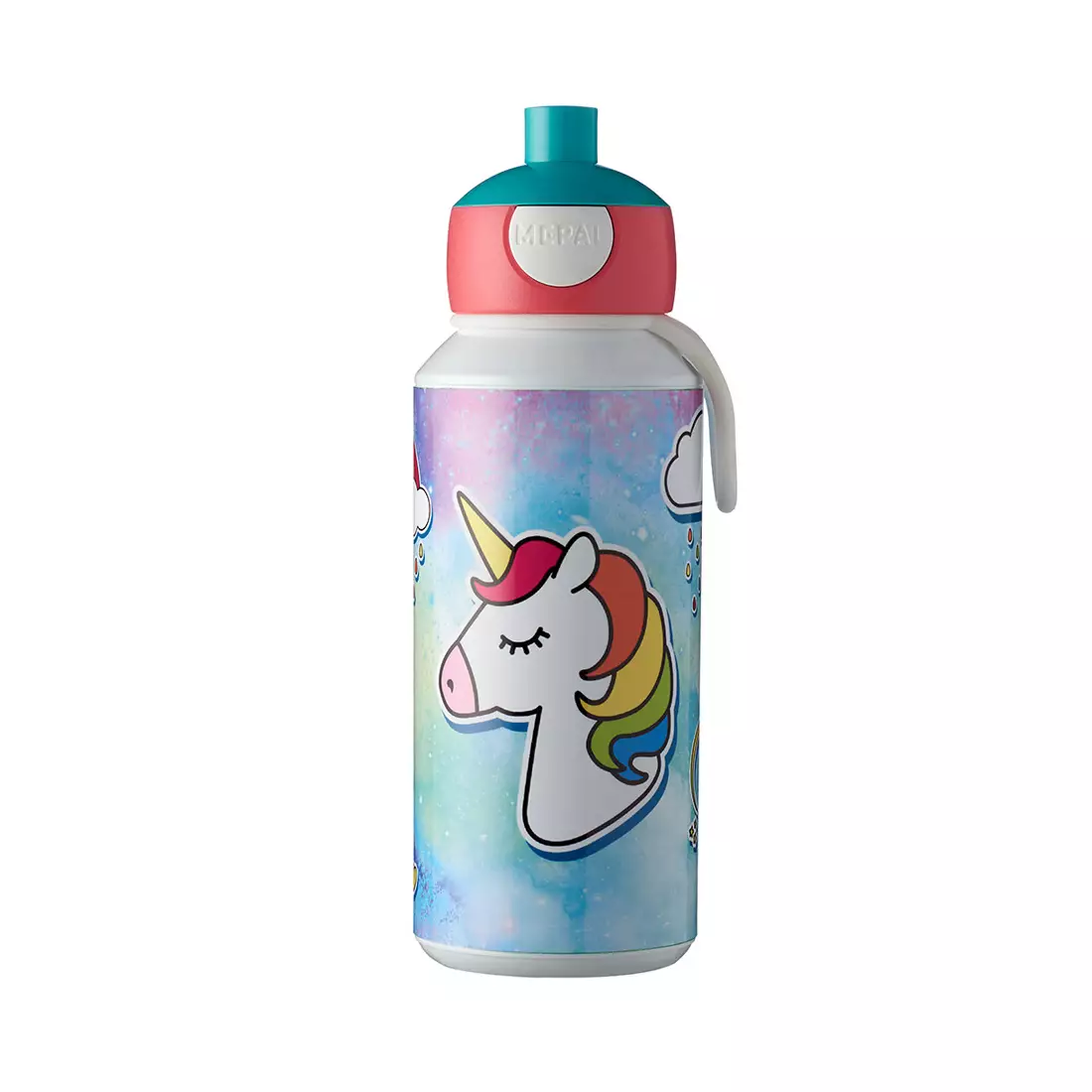MEPAL CAMPUS POP UP fľaša na vodu pre deti 400ml Unicorn