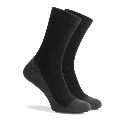 ROGELLI BAMBOO WATERPROOF zimné cyklistické ponožky, čierne
