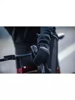 ROGELLI NOVA LOBSTER zimné cyklistické rukavice, čierne