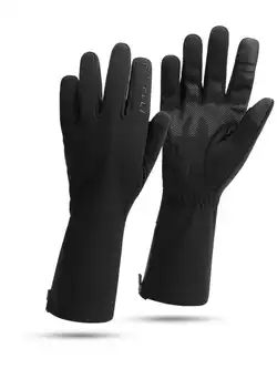 Rogelli PRIME zimné cyklistické rukavice, čierna