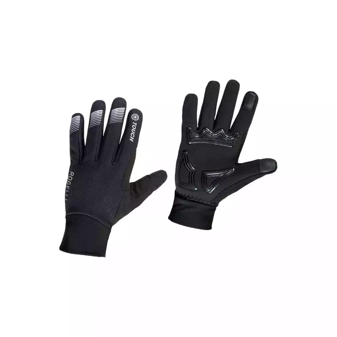 Rogelli TOCCA zimné cyklistické rukavice, čierna