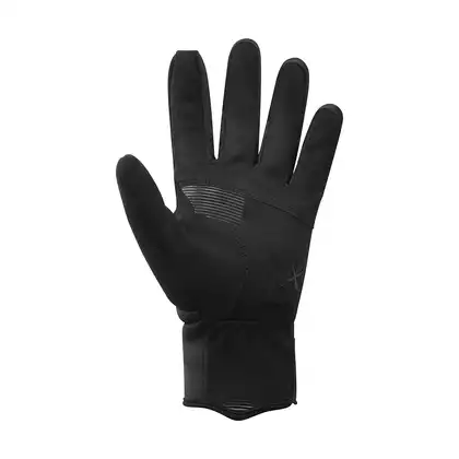SHIMANO zimné cyklistické rukavice Windbreak Thermal ECWGLBWUS32ML0104 čierny
