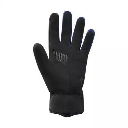 SHIMANO zimné cyklistické rukavice Infinium Insulated ECWGLBWUS35MN0104 čierna a modrá