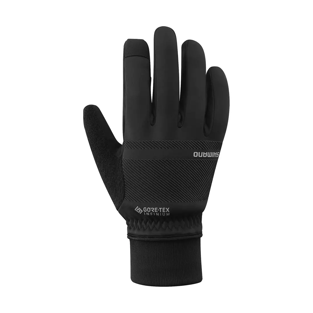 SHIMANO zimné cyklistické rukavice Infinium Primaloft ECWGLBWUS25ML0105 čierny